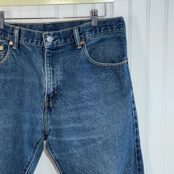 Levis 517 Jeans Mens 33x30 Blue Denim Tapered Straight Baggy Chore Workwear - Picture 6 of 9